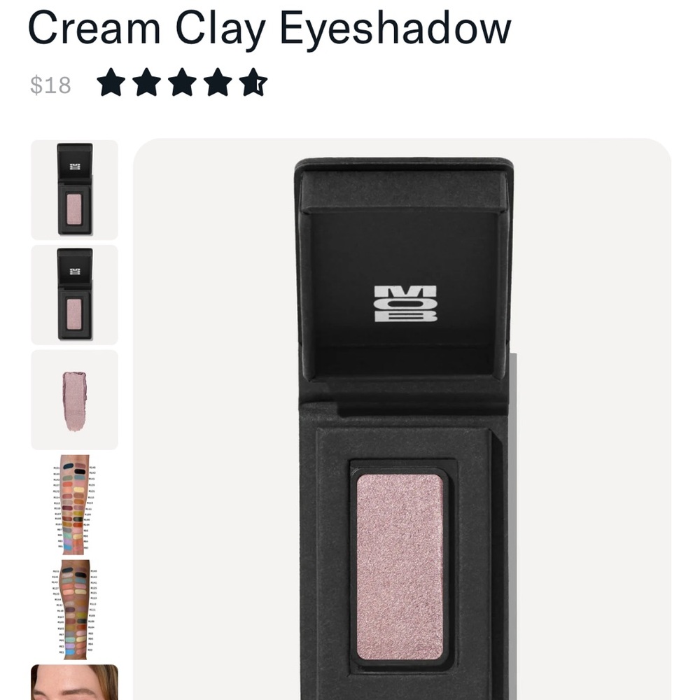 MOB Beauty Cream Clay Eyeshadow